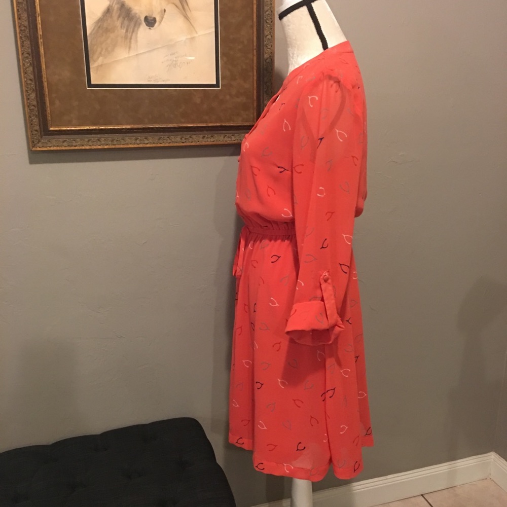 Modcloth Dress with Wishbone Pattern - Picture 2 of 6